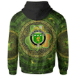 Ireland Hoodie - House of MACMANUS Irish Family Crest Hoodie - Ireland Coat Of Arms With Celtic Tree Green A7