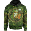 Ireland Hoodie - Acheson Irish Family Crest Hoodie - Ireland Coat Of Arms With Celtic Tree Green A7