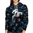 Planet Of Terror Womens A1354 3D Pullover Printed Over Unisex Hoodie