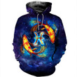 Pisces Zodiac 40109 B1556 3D Pullover Printed Over Unisex Hoodie