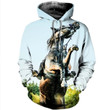 Horse 181205 B1101 3D Pullover Printed Over Unisex Hoodie