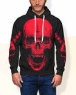 Skull - 04188 A3170 3D Pullover Printed Over Unisex Hoodie