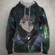 Ghost Of The Shell 0580 A4678 3D Pullover Printed Over Unisex Hoodie