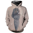 Leo Zodiac 221204 B1325 3D Pullover Printed Over Unisex Hoodie