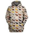 Horse Breed - Horse Lover B2914 3D Pullover Printed Over Unisex Hoodie