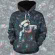 Skull - 03983 A3129 3D Pullover Printed Over Unisex Hoodie