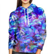 Jellyfish Womens A2257 3D Pullover Printed Over Unisex Hoodie