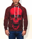Skull - 04256 A3174 3D Pullover Printed Over Unisex Hoodie