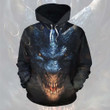Dragon - 01949 A3022 3D Pullover Printed Over Unisex Hoodie