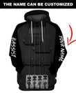 Customized Bass Guitar A1070 3D Pullover Printed Over Unisex Hoodie