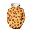 Hawaiian Pizza A2958 3D Pullover Printed Over Unisex Hoodie