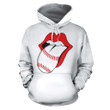Baseball Stitching Tongue Premium A3292 3D Pullover Printed Over Unisex Hoodie