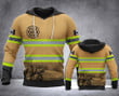 Firefighter Ca Mt B3987 3D Pullover Printed Over Unisex Hoodie