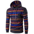Men'S Aztec Tribal A530 3D Pullover Printed Over Unisex Hoodie