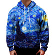 Starry Night A1873 3D Pullover Printed Over Unisex Hoodie