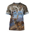 Deer Hunting Blue 3D All Over Print | Hoodie | Unisex | Full Size | Adult | Colorful | Ht4808