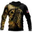 Skull Roofer All Over Printed Hoodie Tn071280