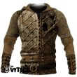 Irish Armor Knight Warrior Chainmail 3D All Over Printed Hoodie Dqh0816