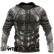 Irish Armor Knight Warrior Chainmail 3D All Over Printed Hoodie Dqh0824