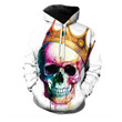 Skull King 3D Sweatshirt Hoodie Pullover