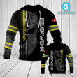 Swiss Firefighter All Over Printed Hoodie