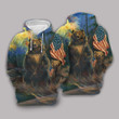 Bear In The Forest Hoodie Bt12
