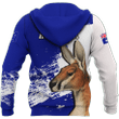 Australia Kangaroo Face Pullover Unisex Hoodie Bt13