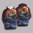 Fire And Ice Wolves Hoodie Bt16