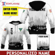Personalized Name New Jersey State Police Unisex Hoodie Bt08