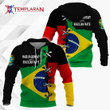 Made In Germany With Brazilian Pullover Unisex Hoodie Bt06