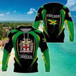 Customize Jamaica Coat Of Arms & Map Unisex Hoodies Bt13