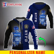 Personalized Name New York Police Department Unisex Hoodie Bt09
