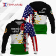 Made In America With Tajik Parts Pullover Unisex Hoodie Bt05
