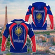 Customize France Map & Coat Of Arms Unisex Hoodies Bt09
