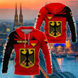 Personalized Germany Coat Of Arms Pullover Unisex Hoodie Bt13