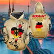 Germany In Heart Unisex Hoodies Bt02