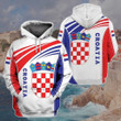 Croatia Coat Of Arms Unisex Hoodies Bt07