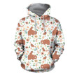 Bear Colorful Drawing Pullover Unisex Hoodie Bt05
