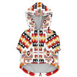 Native Tribes Pattern Native American Fashion Dog Zipup Hoodie Bt13