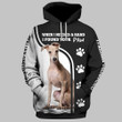 Italian Greyhound 3D Hoodie Bt02