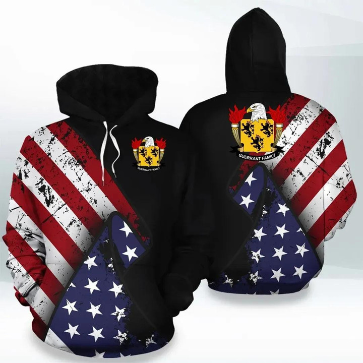 Guerrant America Hoodie - American Family Crest A7