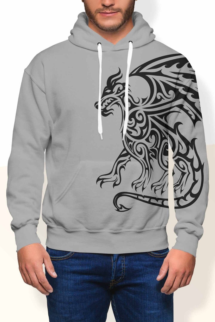 Skull - 03682 A3091 3D Pullover Printed Over Unisex Hoodie