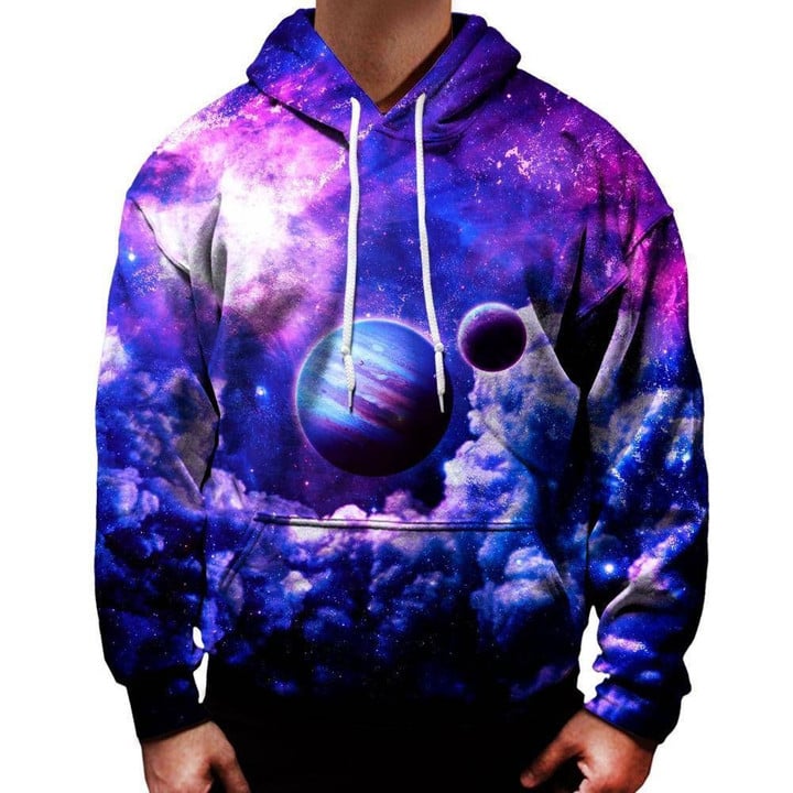 Blue Planet A1960 3D Pullover Printed Over Unisex Hoodie