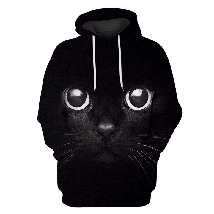 Cat B145 3D Pullover Printed Over Unisex Hoodie