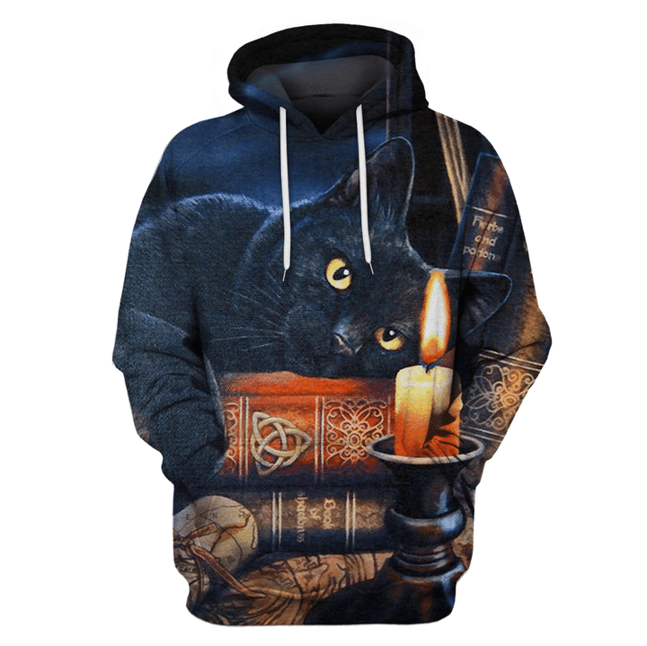 Cat B198 3D Pullover Printed Over Unisex Hoodie
