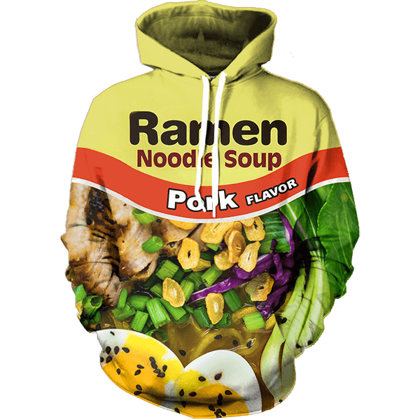 Pork Ramen Funny Foods Hoodie 3D