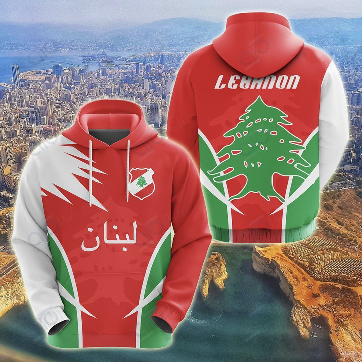 Lebanon Active Style Unisex Hoodies Bt12