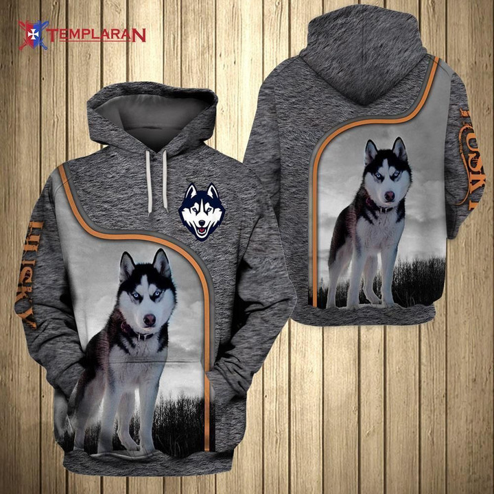 Siberian Husky Pullover Unisex Hoodie Bt05