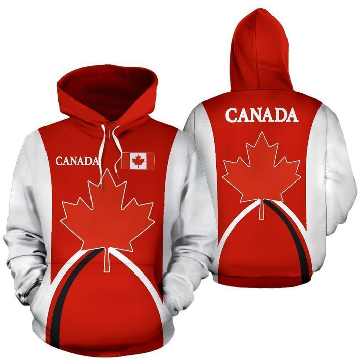 Canada Maple Leaf Sports Pl Hoodie Bt05