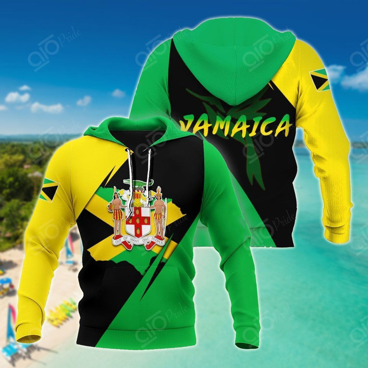 Jamaica Flag Unisex Hoodies Bt02